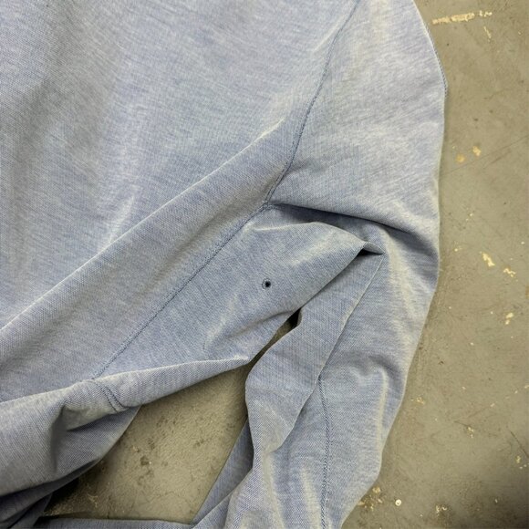 Lululemon Dress Shirt Mens Stretch Long Sleeve Button Up Blue XL - Picture 8 of 9